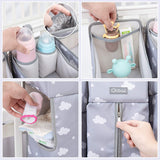 Orzbow Baby Bed Organizer Hanging Bags For Newborn Crib Diaper Storage Bags Baby Care Organizer Infant Bedding Nursing Bags