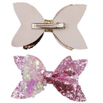 15/30Pcs Glitter Hair Bows Clips 4Inch Bunt Sequins Hairclips Alligator Clips Boutique Hair Accessories For Girls Teens Kids