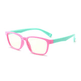 New Baby Anti-blue Light Glasses for Children Soft Frame Goggle Plain Silicone Glasses Kids Eye Fame Eywear Fashion