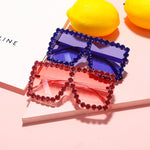 Fashion Baby Diamond Square Children Glasses 2020 New Luxury Rhinestone Frames Eyeglasses Kids Eye Frame Eyewear Vintage Glasses