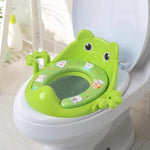 Baby Potty Seat with Armrest Safety Kids Toilet Training Potties Seats Infant Removable Toilet Chair Cushion Urinal Seat Ring