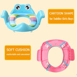 Baby Toilet Potty Seat Children Potty Safe Seat With Armrest for Girls Boy Toilet Training Outdoor Travel Infant Potty Cushion