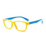 New Baby Anti-blue Light Glasses for Children Soft Frame Goggle Plain Silicone Glasses Kids Eye Fame Eywear Fashion