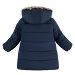 Warm Hooded Autumn And Winter Boys Winter Boys Childrens Clothing Boys Fur Collar