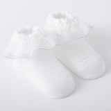 0-3 Years Baby Socks Newborn Baby Ruffle Lace Mesh Cotton Socks Kids Girls Princess Socks Summer Socks For Baby