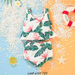 Children&#39;s Swimsuit Set Girls Fashionable And Cute High-quality Stretch Fabric Swimsuit For Swimming Lessons Beach Trips