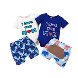 T Shirt Short Pant Fashion Cute Boys Summer Clothes Set Baby Summer Clothes Baby Boys Clothing Jumpsuit for Kids Newborn Baby