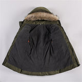 Warm Hooded Autumn And Winter Boys Winter Boys Childrens Clothing Boys Fur Collar