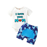 T Shirt Short Pant Fashion Cute Boys Summer Clothes Set Baby Summer Clothes Baby Boys Clothing Jumpsuit for Kids Newborn Baby