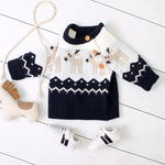 100% Brand New High Quality Children&#39;s Clothing Ins Hot Selling Knitting Cartoon Christmas Elk Sweater For Boys And Girls