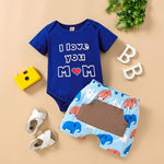 T Shirt Short Pant Fashion Cute Boys Summer Clothes Set Baby Summer Clothes Baby Boys Clothing Jumpsuit for Kids Newborn Baby