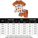 2pcs Short Sleeve T Shirt Shorts Fashion Toddler Boys Lapel Short Sleeve+Shorts Summer Casual Clothes Sets for Baby Boys