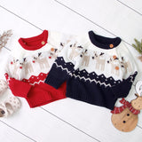 100% Brand New High Quality Children&#39;s Clothing Ins Hot Selling Knitting Cartoon Christmas Elk Sweater For Boys And Girls