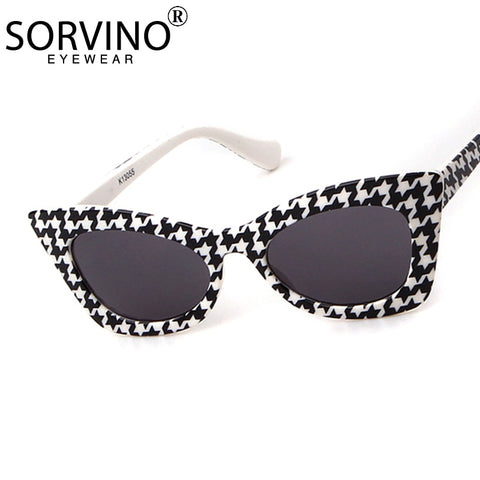 SORVINO Vintage Kids Baby Flower Cat Eye Sunglasses 2020 Luxury Brand Designer 90s Tiny Rave Festival Girls Sun Glasses P352