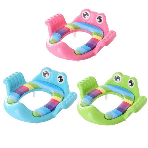 Baby Toilet Potty Seat Children Potty Safe Seat With Armrest for Girls Boy Toilet Training Outdoor Travel Infant Potty Cushion