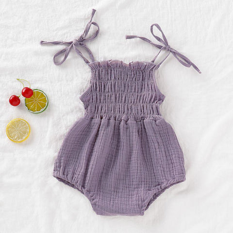 1PC Baby Triangle Romper Summer Infant Unisex Newborn Sleeveless Girls Print Rompers Jumpsuits Baby Cotton Soft Clothes Outfits